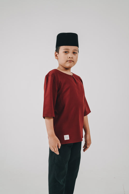 Maroon Boys Kurung