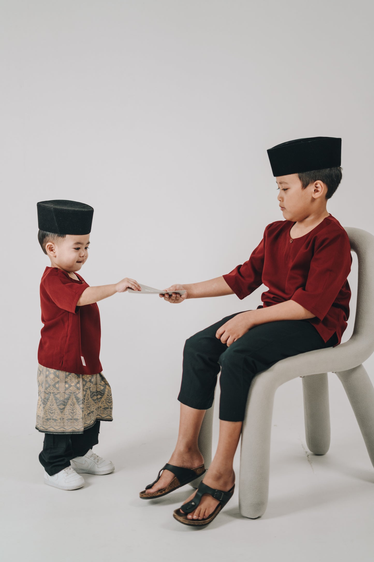 Maroon Boys Kurung