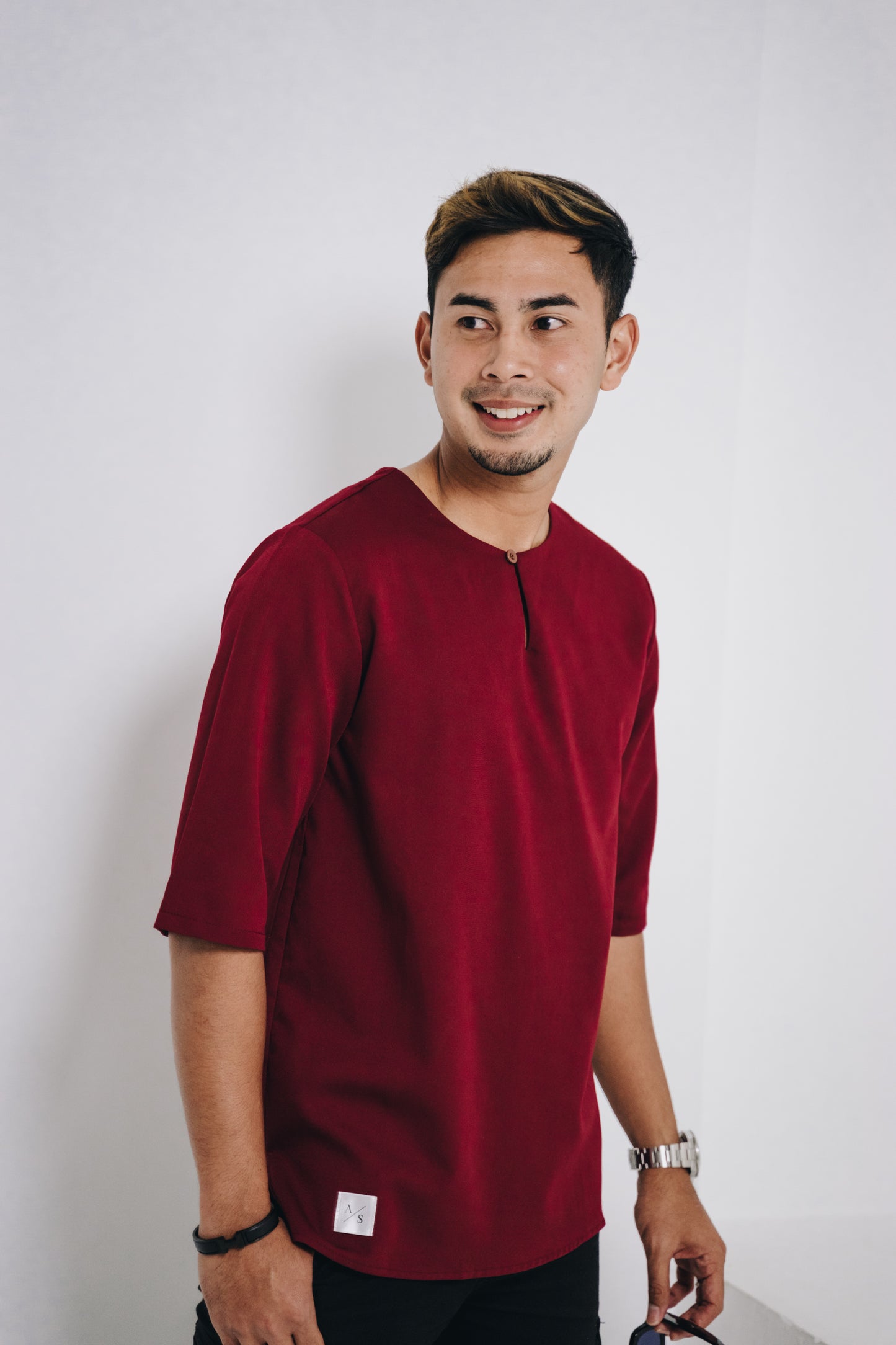 Maroon Kurung